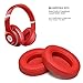 AGPTEK Beats Ear Cushion, 2 Pieces Red Foam Replacement Earpads Compatible with Beats Studio 2.0 Wired/Wireless B0500 B0501 Headphone & Beats Studio 3.0