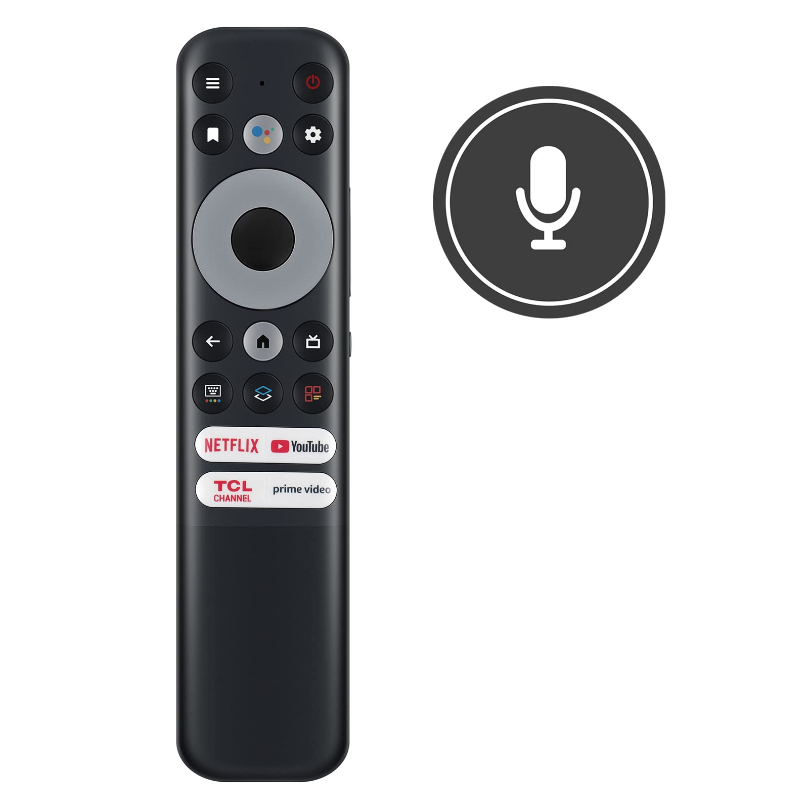 New RC902N FMR1 Replaced Remote Control RC902N-FMR1 TV Remote Control Replacement fit for TCL TV 75S546 65S546 55S546 50S546 S546 RC902N FMR1 RC902N-FMR1 Remote Controller