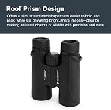 Celestron Outland X 10x42 Roof Prism Binoculars Black view 5