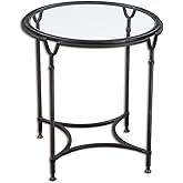 Uttermost Samson - 25 inch Mirrored Side Table - 24.38 inches Wide by 24.38 inches deep