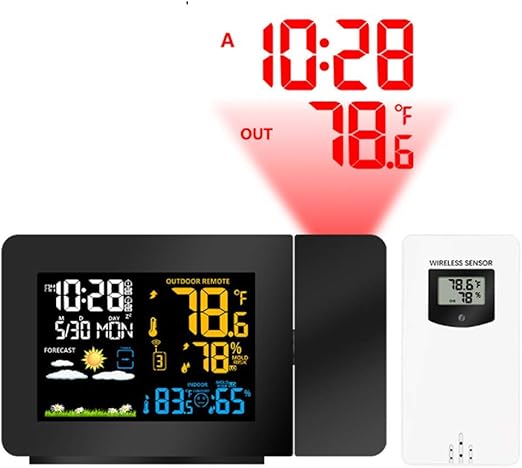 Amazon Com Yl Light Projection Alarm Clock Digital Clock