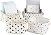 LNHOMY Foldable Fabric Storage Baskets Bins Cloth Collapsible Organizers Baby Toys,Makeup,Books,Shelves & Desks Pack 4