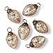 Luna Bazaar Mercury Glass Mini Ornaments (1 to 1.5-Inch, Silver, Marie, Set of 6) - Great Gift Idea, Vintage-Style Decorations for Christmas, Special Occasions, Home Decor and Parties