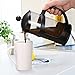Viankors french glass press coffee machine coffee and tea family size (963.9 gram, 1000 ml) classic collection heat-resistant borosilicate glass bonus screen stainless steel easy to clean