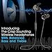 Bluephonic Bluetooth Headphones - Magnetic Wireless Earbuds w/Microphone | Impeccable HD Sound | Sports Running & Gym Workout Noise Cancelling Headset | Fit In Ear Sweatproof Earphones | 8 Hour Play