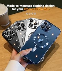 Waldeng for iPhone 15 Pro Max Case with Integrated