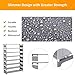 Modrine 8 Tiers Shoe Rack, Free Standing Shoe Racks Shoes Organizer - Holds 32 Pairs of Shoes (Grey)