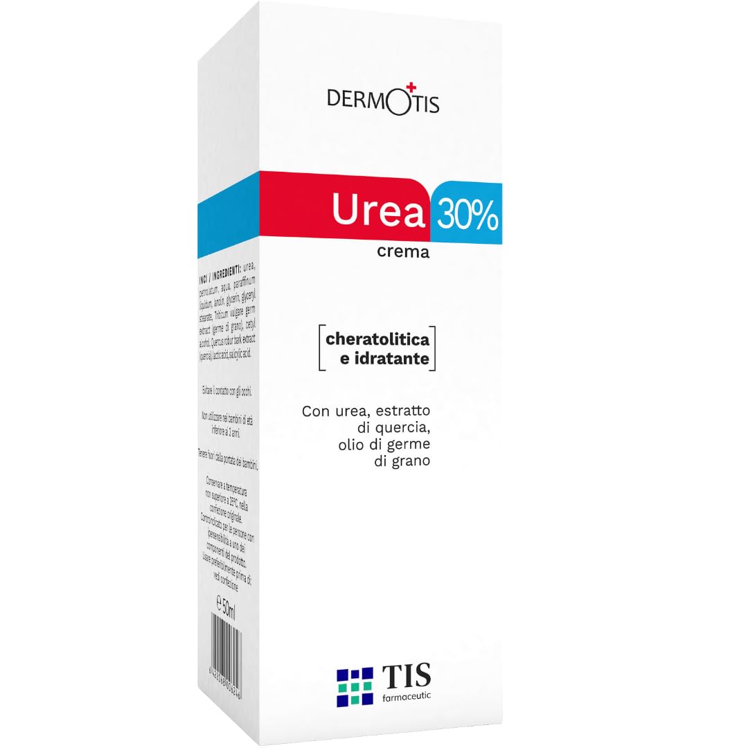 TIS Urea 30% Cream - Heals Severely Cracked, Dehydrated, Irritated Skin | Feet, Nails, Elbows, Knees, Hands | Skin prone to Eczema, Psoriasis | Ingrown, Devitalized, Damaged nails | Thick Consistency