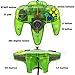 Wired Controller for Nintendo 64 N64 Console, Upgraded Joystick Classic Video Game Gamepad（1 Clear Green）thumb 2