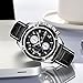 MEGIR Mens Analog Quartz Wrist Watches Fashion Military Pilot Multifunction Leather Chronograph Wristwatch,Luminous Waterproof Casual Business Office Work School Sport Watch for Men Gifts…