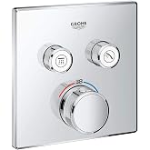 GROHE 29124000 | Grohtherm SmartControl Thermostat Concealed | Square | 2 Valves