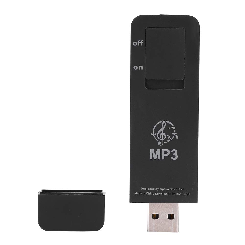 Yunseity USB MP3 Player Stick, Mini Digital Lossless Sound Music Player with Lanyard and Earphone, Expandable Up to 32GB