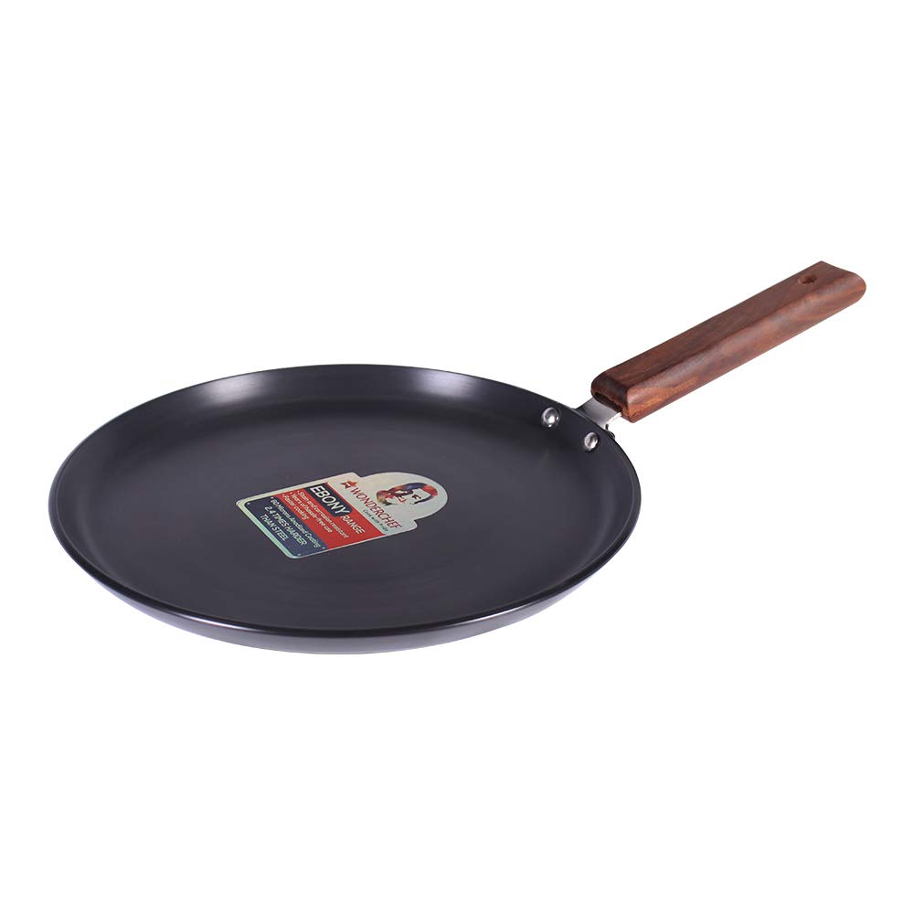 Wonderchef 63153108 Ebony Dosa Tawa 26.5, Aluminium