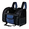 Trixie 2882 Rucksack Connor, 42 × 29 × 21 cm, schwarz/grau