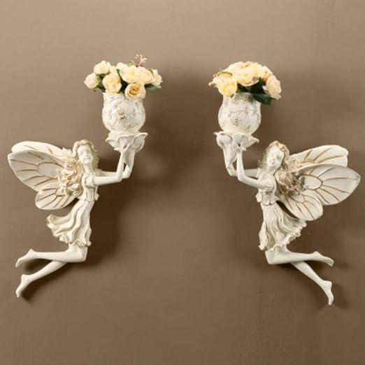 Megok Casa De Lujo Europea Colgante De Pared Florero De Hadas