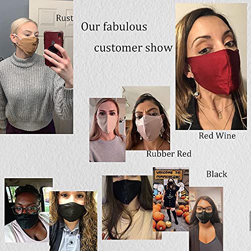 100 Mulberry Silk Face Masks Fashion 19 Momme Silk Mask for Sensitive