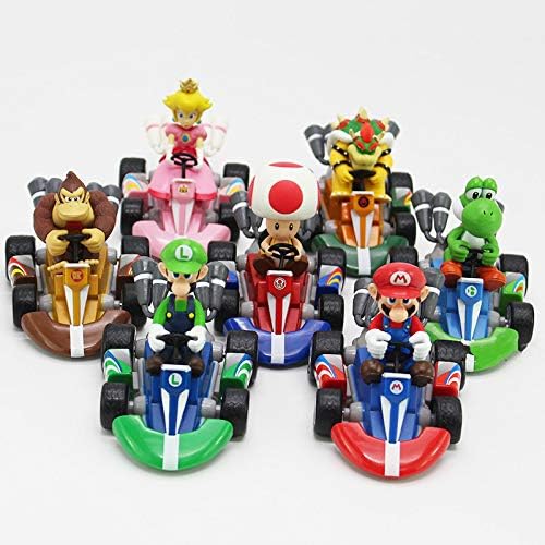 super mario kart figures