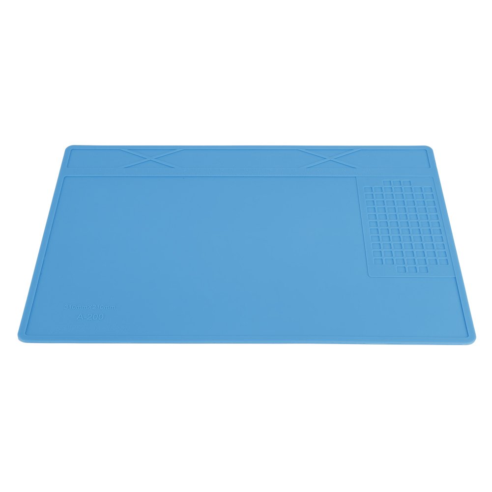 Focket Silicone Solder Mat, Magnetic Working Pad, Heat Resistant, Anti-Static, 31*21cm/12.2*8.3in