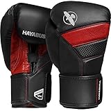 Hayabusa T3 Boxing Gloves - Black/Red, 16oz