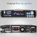 PYLE-PRO 4 Channel Home Audio Power Amplifier - 3000 Watt Stereo Receiver w/ Speaker Selector, AM FM Radio, USB, Headphone, 2 Wireless Mics for Karaoke, Great for Home Entertainment System PWMA3003T