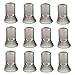 12 Liquor Bottle Universal Pour Spout Dust Cap Cover (Clear)
