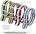 CIVO Watch Strap 4/8 Packs - 16mm 18mm 20mm 22mm 24mm Premium Ballistic Nylon Watch Bands Zulu Style for Men Women