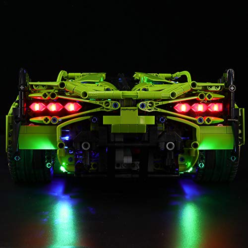 BRIKSMAX Led Lighting Kit for Technic Lamborghini Sián FKP 37 - Compatible with Lego 42115 Building Blocks Model- Not Include The Lego Set