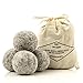 Dark Wool Dryer Balls, 4-Pack - Made For Drying Colors/Darks - Natural Fabric Softener - Ecofriendly & Organic - Reusable Dryer Sheets for Infants
