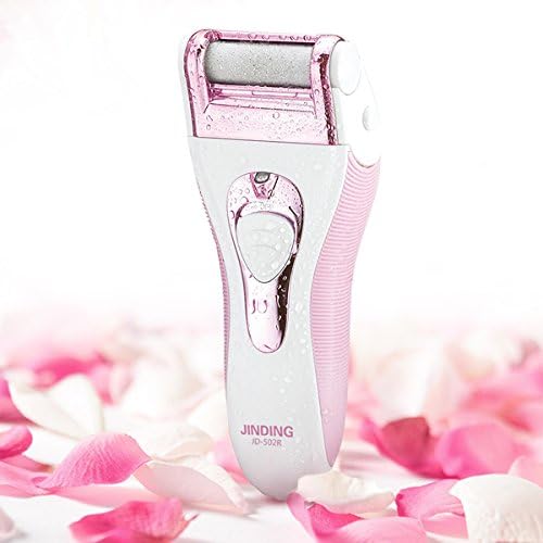ONUEMP Electronic Foot File/Callus Remover with LED Light, Rechargeable Waterproof Foot Care Pedicure Tool Remover Dry/Dead/Hard/Cracked Skin - Ce Rohs Certificated Home Micro Pedi Feet Care(pink)