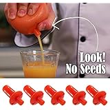 Set of 5 Pure Sip Juicing Spouts Fruit Juicer Core Stem and Pit Seed Remover