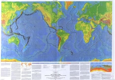 Amazon Co Jp マップのこのダイナミックplanet 世界の 地震 火山クレーター プレートtectonics Earth Earth Earth Earthquakes Geology Structural Volcanoes ホーム キッチン