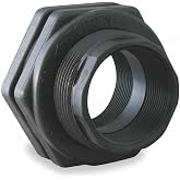 Banjo TF200 Polypropylene Bulkhead Tank Fitting, 2" NPT Female