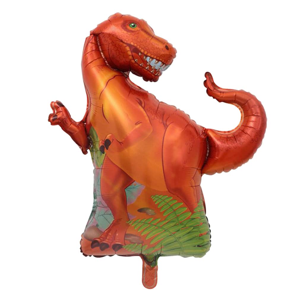 Friendly Green Dinosaur Foil Balloon, 89cm (2 pack)