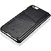 KAVAJ iPhone 6S/6 Plus Case Leather Dallas Black - Genuine Leather Cover with Business Card Holder. Slim Fit Flip Case As Premium Accessory for The Original Apple iPhone Doubles As A Wallet.