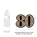 Big Dot of Happiness Adult 80th Birthday - Gold - Decorations DIY Party Essentials - Set of 20