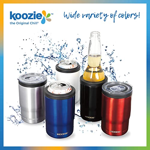 KOOZIE Stainless Steel Triple 3in1 Can Cooler, Bottle or Tumbler with