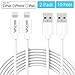 [2-Pack] Extra Long Apple MFi Certified Lightning Cables - Skiva USBLink (10 ft / 3m) Sync and Charge 8-pin Cable for iPhone 11 Pro Max, X Xs Max Xr, iPad Pro Air Mini, iPod Touch Nano [Model:CB112]