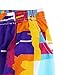 Men's Colorful Beach Shorts with Pockets Quick Dry Summer Colorful Boardshort Shorts Swim Trunks,XXXXL(Waist 36-38 inch),Color