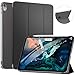 Ztotop Case for iPad Pro 12.9 Inch 2018-Slim Trifold Stand Cover with Auto Wake/Sleep and Rugged Translucent Back Cover Support 2nd Gen iPad Pencil Charging for iPad Pro 12.9 Inch 2018,Black