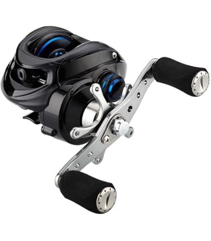 Baitcasting Fishing Reel-7.2:1 Colorful High Speed,nonrust Steel Bearing Bait Cast Fishing Reel,10adjustable Magnetic Brake,Dreamy Color,strong Lightweight,freshwater Saltwater-Cc-deep wheel|left : Sports & Outdoors