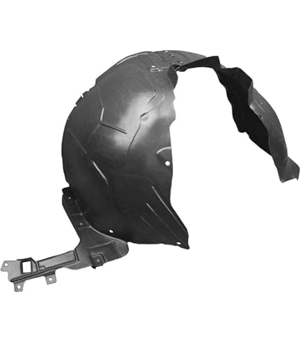 Forro De Guardabarros Delantero Izquierdo Para Chevrolet Malibu 2008-2012 - Reemplaza GM1248201, 20830624, Color Negro
