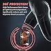 POWERLIX Compression Knee Sleeve - Best Knee Brace for Men & Women – Knee Support for Running, Crossfit, Basketball, Weightlifting, Gym, Workout, Sports - FOR BEST FIT CHECK SIZING CHART