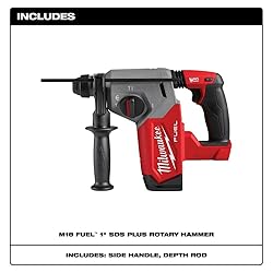 For Milwaukee M18 FUEL Rotary Hammer 1" SDS Plus