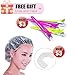Hair Rollers Curlers Flexible Foam Flexi-Rods No Heat Bendy Curling 42-Pack 7â€ Twist-Flex Rods For Short, Medium And Long Hair Accessories For Women Girls