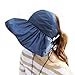 Fashion Women Folding Lace Sun Block Anti UV Waterproof Sun Hat Cap Sunbonnet