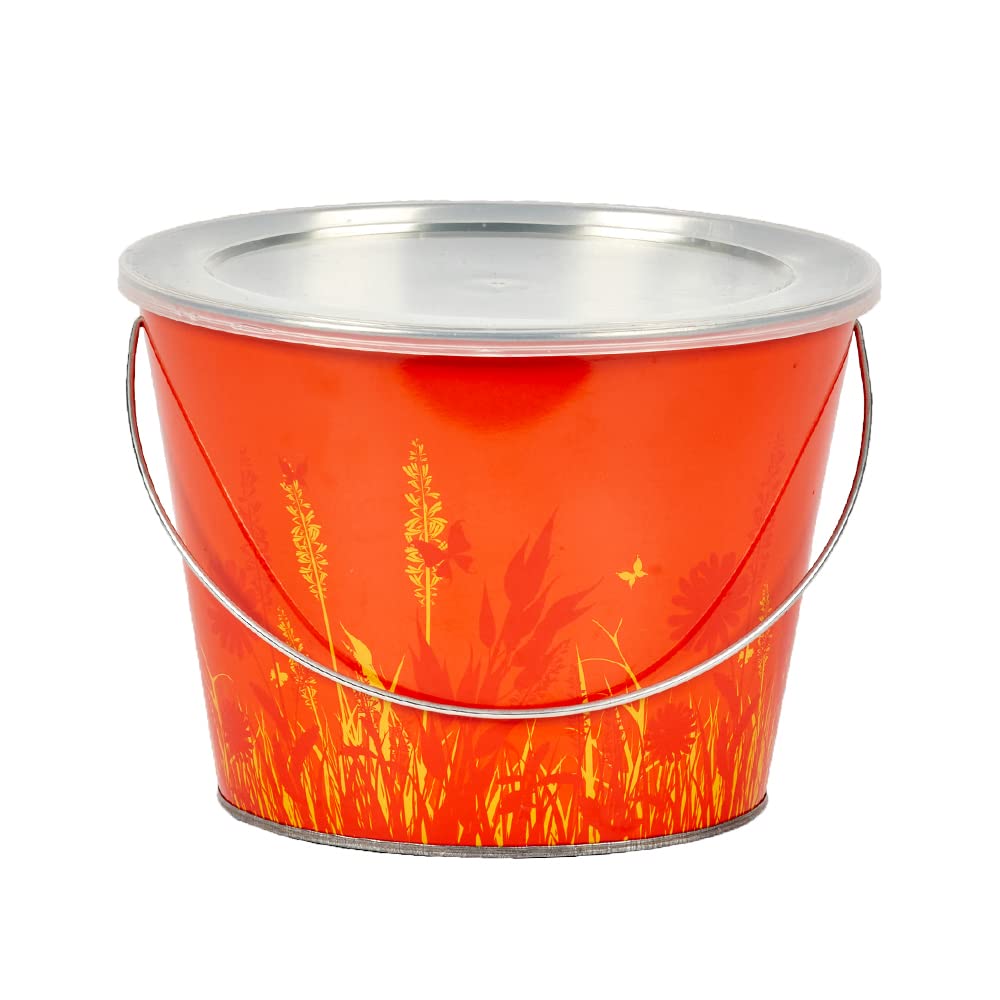 Zero In Citronella XL Candle Bucket - Beach Party, Decorative, Steel, Repels Mosquitoes, Natural, For Gardens and Patio Areas