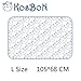 KSB Extra Large Infant Baby Deluxe Ecological Cotton Change Pad,Waterproof Baby Diaper Changing Pad in Vibrant Color for Home and Travel-Under The Age of 3