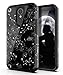 PBRO K20 Plus Case, K20 V Case, Harmony Case, K20 Case, Grace Case,Cute Universe Constellation Dual Layer Soft Silicone & Hard Back Cover Heavy Duty PC+TPU Protective Case-Black