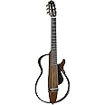 Yamaha SLG200N NT Nylon String Silent Guitar with Hard Gig Bag, Natural