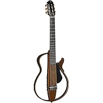 Amazon.com: Yamaha SLG200N NT Nylon String Silent Guitar with Hard 